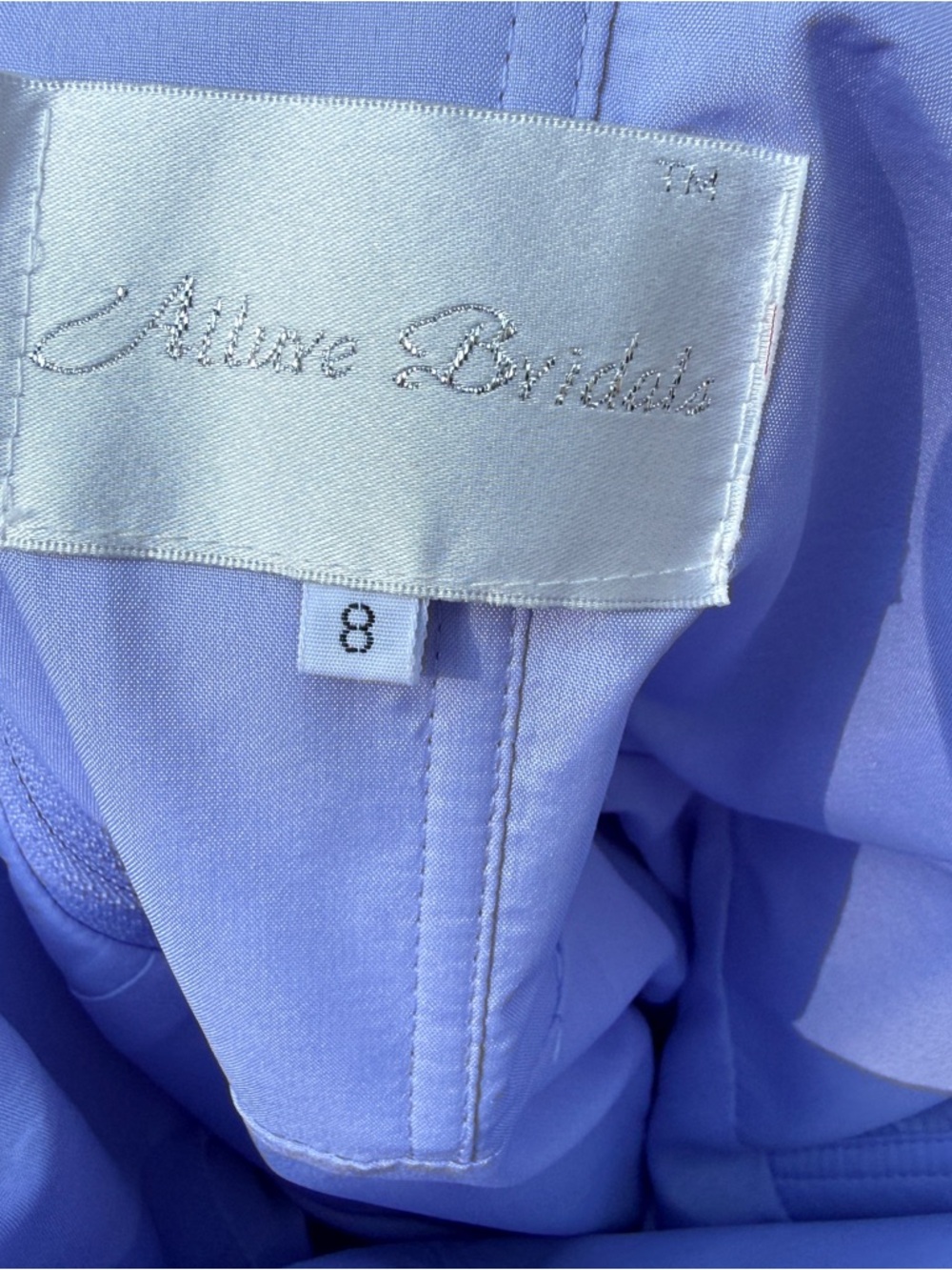Allure Bridals Lilac Mini Dress Women’s Size 8 - Picture 8 of 9